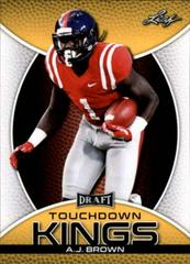 A.J. Brown [Gold] #87 Football Cards 2019 Leaf Draft Prices