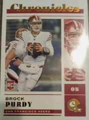 Brock Purdy [Gold] #41 Football Cards 2022 Panini Chronicles Prices