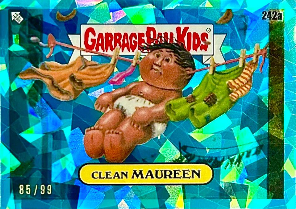 Clean MAUREEN [Aqua] #242a Garbage Pail Kids 2023 Sapphire