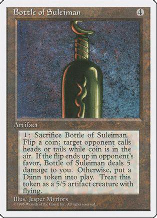 Bottle of Suleiman Magic 4th Edition