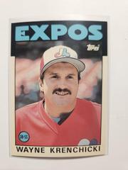 Wayne Krenchicki #55T Baseball Cards 1986 Topps Traded Tiffany Prices