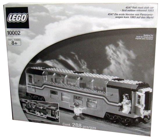 Railroad Club Car #10002 LEGO Train