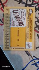 Back  | Mariano Duncan Baseball Cards 1987 Topps Mini League Leaders