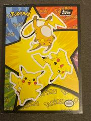 Raichu #7 Pokemon 1999 Topps Movie Sticker Prices
