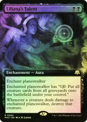 Liliana's Talent [Extended Art Foil] #84 Magic March of the Machine Commander Prices
