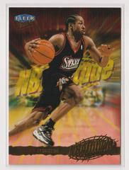 Allen Iverson #1 Basketball Cards 1998 Ultra Nbattitude Prices