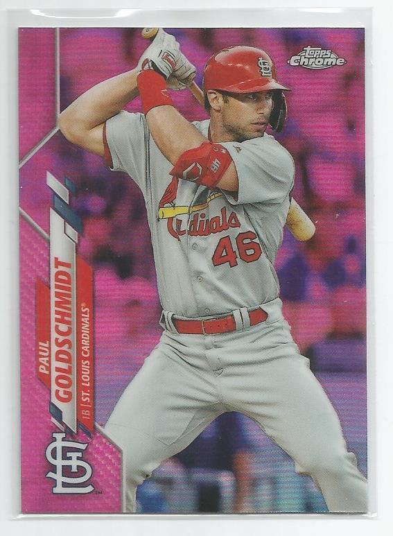 Paul Goldschmidt [Pink Refractor] | Ungraded | 2020 Topps Chrome