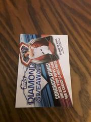 Kevin Youkilis Baseball Cards 2011 Topps Diamond Giveaway Redemption Prices