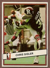 Chris Sigler Football Cards 1985 Jogo CFL Prices