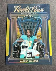 Jaylen Waddle [Gold] #RK-8 Football Cards 2021 Panini Donruss Optic Rookie Kings Prices