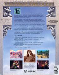 Back Box Cover | King's Quest VI: Heir Today, Gone Tomorrow [Black] PC Games