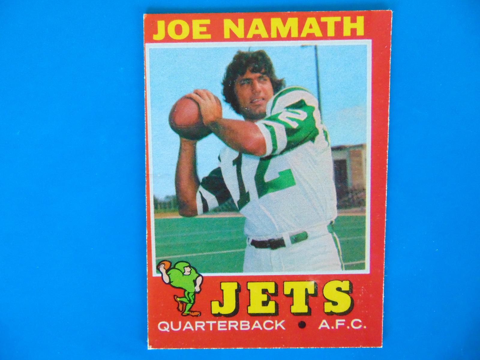 Joe Namath Ungraded 1971 Topps