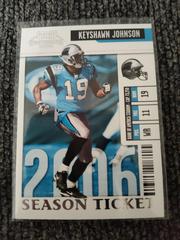 Keyshawn Johnson #13 Football Cards 2006 Playoff Contenders Prices