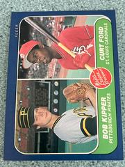 Major League Pros. [B. Kipper, C. Ford] Baseball Cards 1986 Fleer Prices