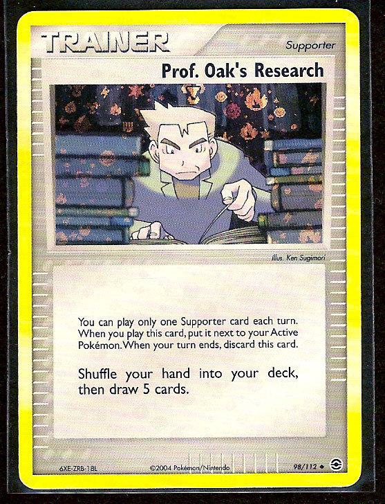 Prof. Oak's Research [Reverse Holo] #98 Pokemon Fire Red & Leaf Green