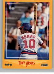 Tony Armas #487 Baseball Cards 1988 Score Glossy Prices