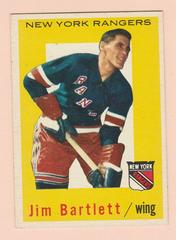 Jim Bartlett #51 Hockey Cards 1959 Topps Prices