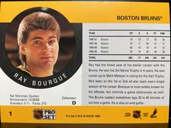 Back | Ray borque Hockey Cards 1990 Pro Set