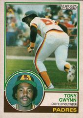 Tony Gwynn Baseball Cards 1983 O Pee Chee Prices