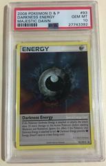 DARKNESS ENERGY - 93/100 - Majestic Dawn - Uncommon - Pokemon Card - NM