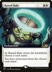 Runed Halo [Extended Art Foil] Magic Core Set 2021 Prices