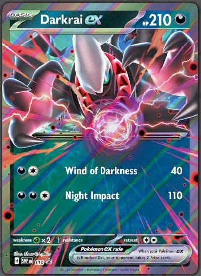 Darkrai Ex #110 Pokemon Promo