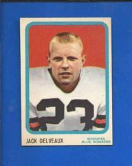 Jack Delveaux Football Cards 1963 Topps CFL Prices