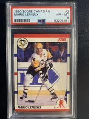 Mario Lemieux #2 Hockey Cards 1990 Score Canadian Prices