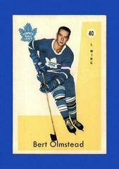 Bert Olmstead #40 Hockey Cards 1959 Parkhurst Prices