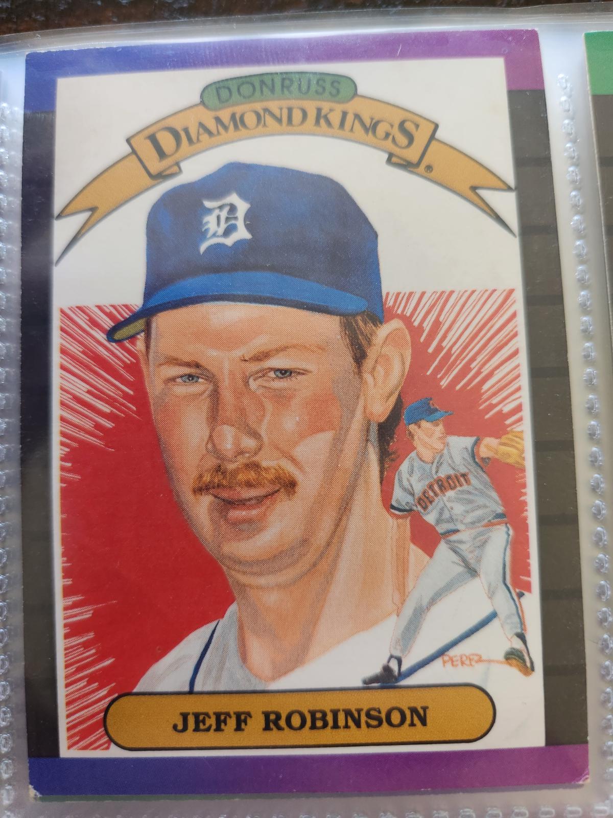 Jeff Robinson 18 Prices 1989 Donruss Diamond Kings Baseball Cards