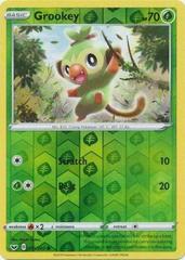 Pokemon GROOKEY 011/202 COMMON REVERSE HOLOFOIL NM CARD  SHIELD & SWORD