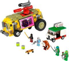 LEGO Set | The Shellraiser Street Chase [Train Base Version] LEGO Teenage Mutant Ninja Turtles