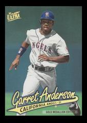 Garrett Anderson Baseball Cards 1997 Ultra Gold Medallion Prices