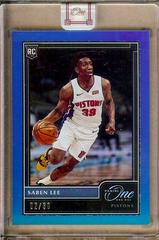 Saben Lee [Blue] Basketball Cards 2020 Panini One and One Prices