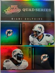 Fielder, Williams, Chambers, Thomas #QS-7 Football Cards 2003 Playoff Absolute Memorabilia Quad Series Prices