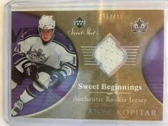 Anze Kopitar #130 Hockey Cards 2006 Upper Deck Sweet Shot Prices