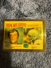 T.Blanchard, R.Guy [Punting Leaders] #6 Football Cards 1975 Topps Prices