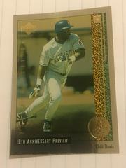 Chili Davis #59 of 60 Baseball Cards 1998 Upper Deck 10th Anniversary Preview Prices