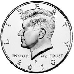 2010 D Coins Kennedy Half Dollar Prices