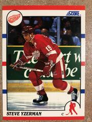 Steve Yzerman #4 Hockey Cards 1990 Score Hottest Rising Prices