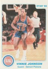 Vinnie Johnson #13 Basketball Cards 1986 Star Prices