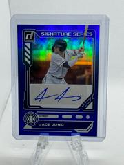 Jace Jung [Blue] #SS-JU Baseball Cards 2023 Panini Donruss Signature Series Prices