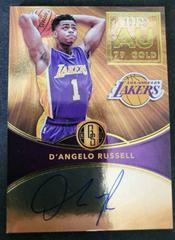 D'Angelo Russell Basketball Cards 2016 Panini Gold Standard AU Autographs Prices