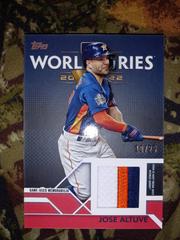 Jose Altuve [Red] #WCR-JA Baseball Cards 2023 Topps World Series Champion Relics Prices