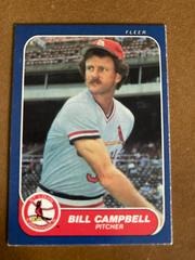 Bill Campbell Baseball Cards 1986 Fleer Prices