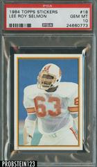 Lee Roy Selmon Football Cards 1984 Topps Stickers Prices