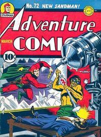 Adventure Comics #72 (1942) Comic Books Adventure Comics