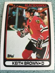 Keith Brown Hockey Cards 1990 Topps Prices