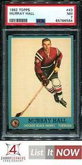 Murray Hall #43 Hockey Cards 1962 Topps Prices