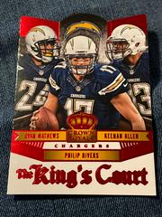phillip rivers,ryan mathews, keenan allen “the kinds court” Football Cards 2014 Panini Crown Royale the King's Court Prices